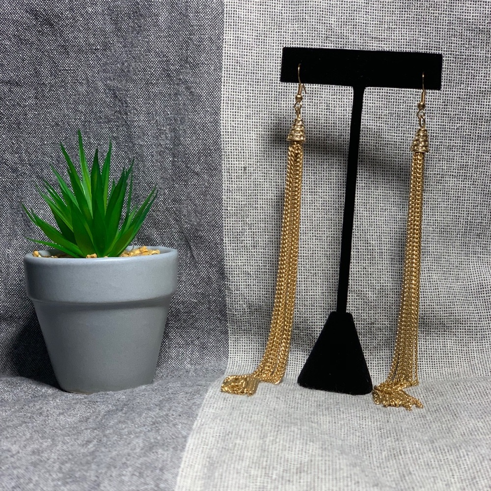 Gold Dangle Earrings